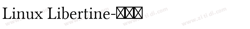 Linux Libertine字体转换 Linux Libertine字体转换